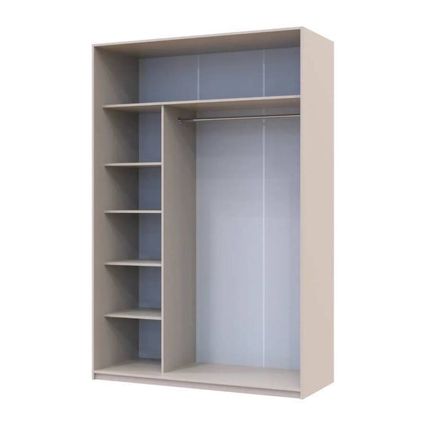 Шафа-купе Doros Сіті Лайт Кашемір 2 ДСП 150х60х225 (80736347) DRS-011803 фото