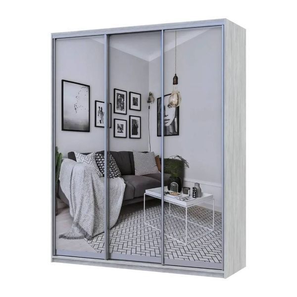 Шафа-купе Doros City Light Сосна Натти 3 Дзеркала 180х60х225 (DRS-011970) DRS-011970 фото