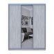 Шафа-купе Doros City Light Сосна Натти 2 ДСП / 1 дзеркало 225х60х225 (DRS-011973) DRS-011973 фото 5