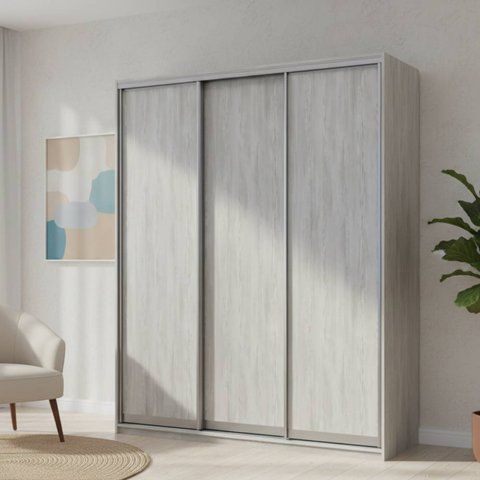 Шафа-купе Doros City Light Сосна Натти 3 ДСП 225х60х225 (DRS-011975) DRS-011975 фото
