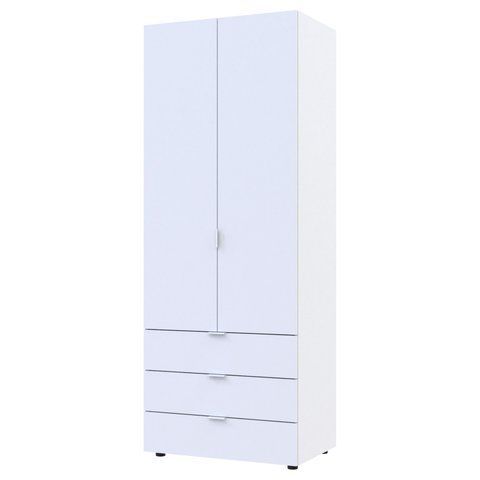 Шафа розпашна для одягу Doros Гелар 77,5х49,5х203,4 см Білий (DRS-011103) DRS-011103 фото