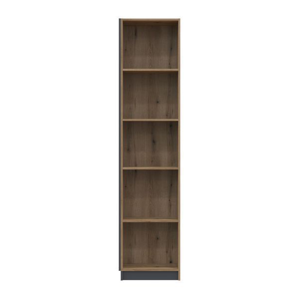 Етажерка до шафи Doros Дейл Антрацит/Дуб Евок 52х28х220 (41516267) (DRS-012174) DRS-012174 фото