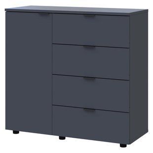 Комод у вітальню Doros Гелар GС1 100х40х81,2 см Графіт (DRS-011288) DRS-011288 фото