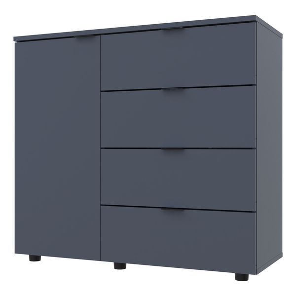 Комод у вітальню Doros Гелар GС1 100х40х81,2 см Графіт (DRS-011288) DRS-011288 фото