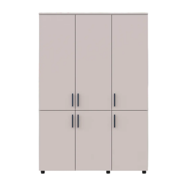 Шафа для одягу Doros Торн Кашемір 3 ДСП (полиці) 135х51.6х200 (DRS-012058) DRS-012058 фото