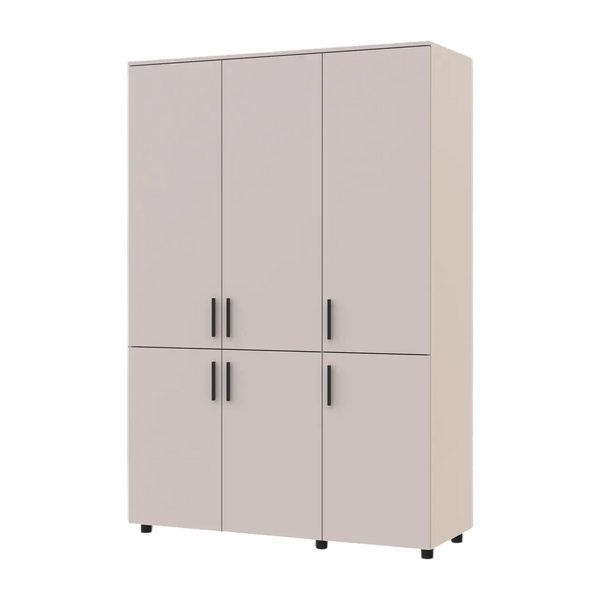 Шафа для одягу Doros Торн Кашемір 3 ДСП (полиці) 135х51.6х200 (DRS-012058) DRS-012058 фото