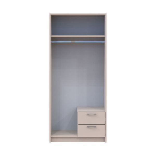 Шафа для одягу Doros Ронді Кашемір 2 ДСП 82х52х195 (80738467) (DRS-012179) DRS-012179 фото