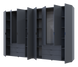 Комплект шаф для одягу Doros Гелар (2 шт.) 310х49,5х203,4 см Графіт (DRS-011122) DRS-011122 фото 2