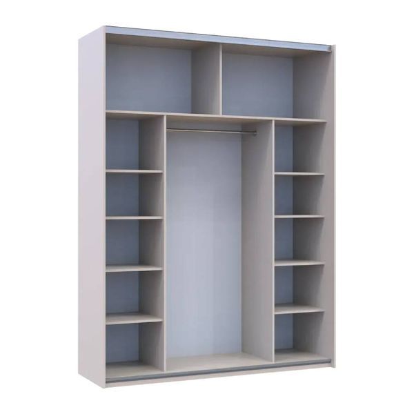 Шафа купе Doros G-Caiser Кашемір 2 Дзеркала 3 частини 180х60х240 (42005324) (DRS-012240) DRS-012240 фото