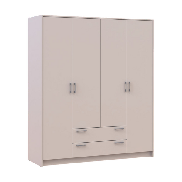 Шафа для одягу Doros Ронді Кашемір 4 ДСП 160х52х195 (80738477) (DRS-012191) DRS-012191 фото