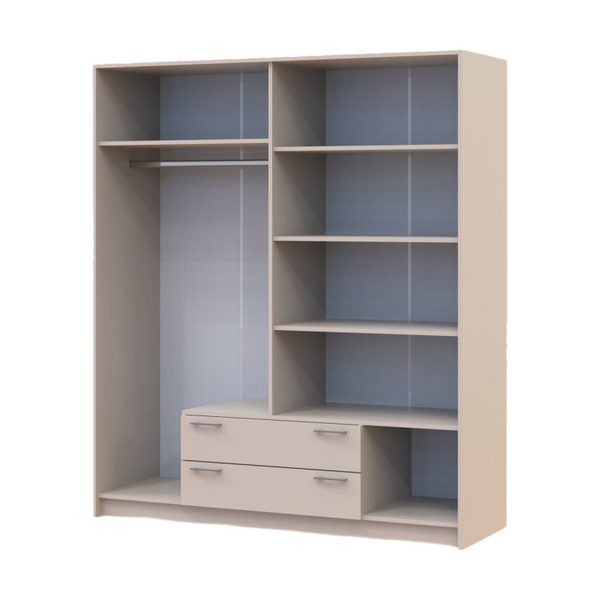 Шафа для одягу Doros Ронді Кашемір 4 ДСП 160х52х195 (80738477) (DRS-012191) DRS-012191 фото