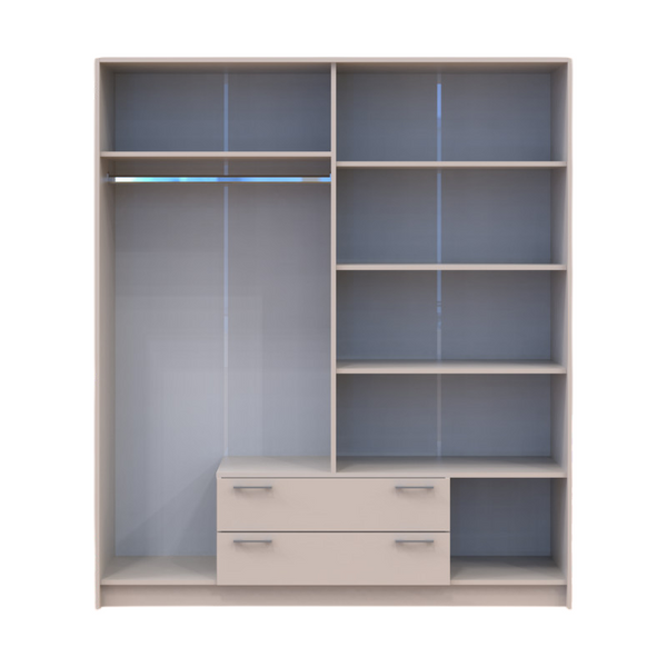 Шафа для одягу Doros Ронді Кашемір 4 ДСП 160х52х195 (80738477) (DRS-012191) DRS-012191 фото