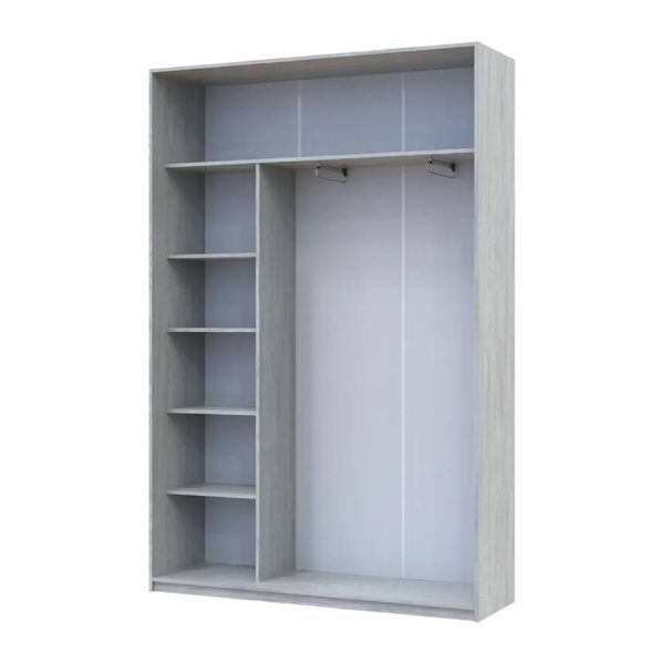 Шафа-купе Doros Сіті Лайт Сосна Натти 1 ДСП / 1 дзеркало 150х45х225 (DRS-011962) DRS-011962 фото