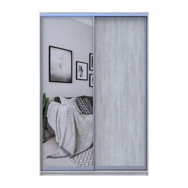 Шафа-купе Doros Сіті Лайт Сосна Натти 1 ДСП / 1 дзеркало 150х45х225 (DRS-011962) DRS-011962 фото