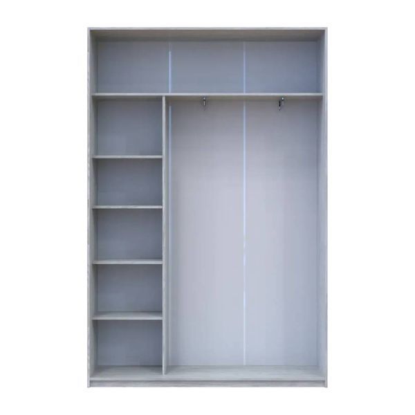 Шафа-купе Doros Сіті Лайт Сосна Натти 1 ДСП / 1 дзеркало 150х45х225 (DRS-011962) DRS-011962 фото