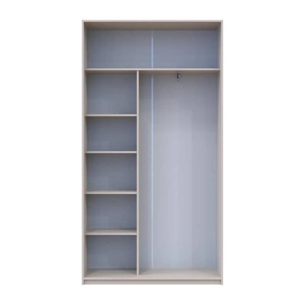 Шафа-купе Doros Сіті Лайт Кашемір 1 ДСП / 1 дзеркало 120х45х225 (80736338) DRS-011792 фото
