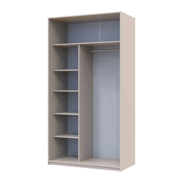 Шафа-купе Doros Сіті Лайт Кашемір 2 ДСП 120х60х225 (80736329) DRS-011797 фото