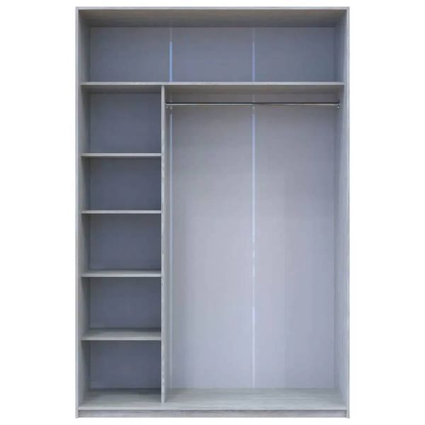 Шафа-купе Doros Сіті Лайт Сосна Натти 2 Дзеркала 150х60х225 (DRS-011966) DRS-011966 фото