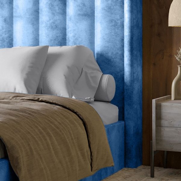 Двоспальне ліжко LION Ніно 160x200 см SILK 104 Кавовий (LION-045039) LION-045039 фото