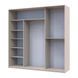 Шафа-купе Doros Сіті Лайт Кашемір 3 дзеркала 225х60х225 (DRS-011811) DRS-011811 фото 4